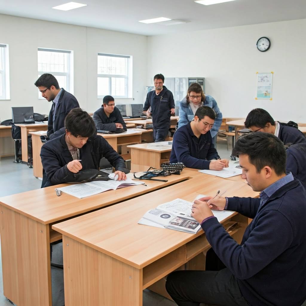 Unterricht in einem Berufskolleg
